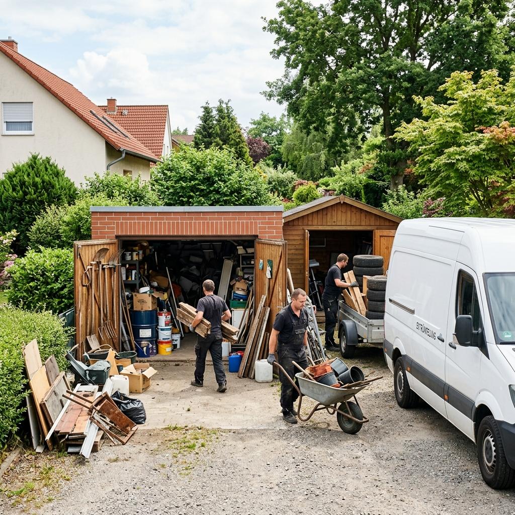 Garagenentrümpelung und Schuppen
