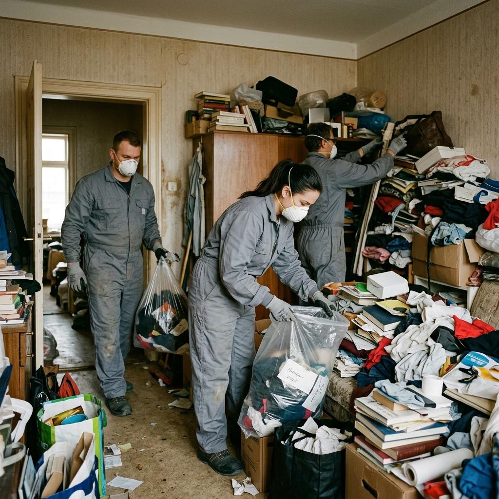 Messie-Wohnung Räumung